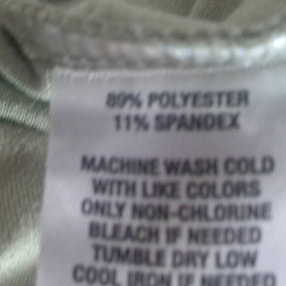 NEW DIRECTION STUDIO (2) Piece Green Pajama Sleeveless Tank & Crop Pants XXL, XL - Picture 4 of 7